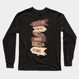 Journey to the end of the world Long Sleeve T-Shirt